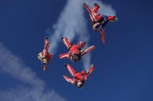 caption of the Redbull skydive 3d movie